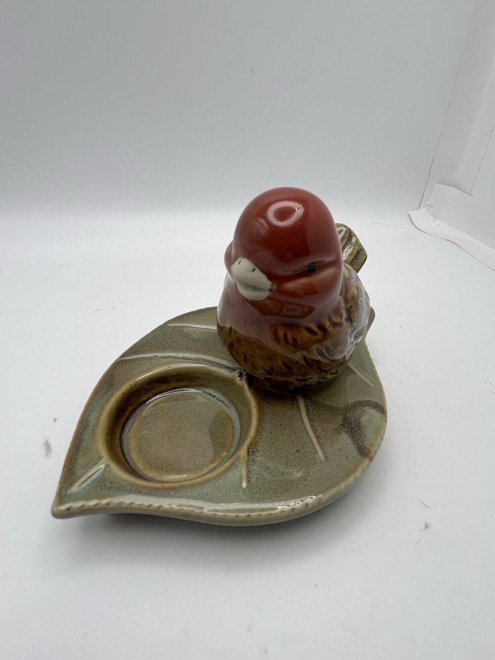 Little Bird Votive Holder Or Trinket Dish. Cardinal